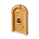 Arched Wooden Door