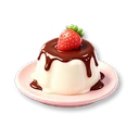 Berry Chocolate Coconut Pudding