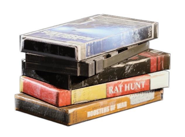 Stack of Movie Tapes