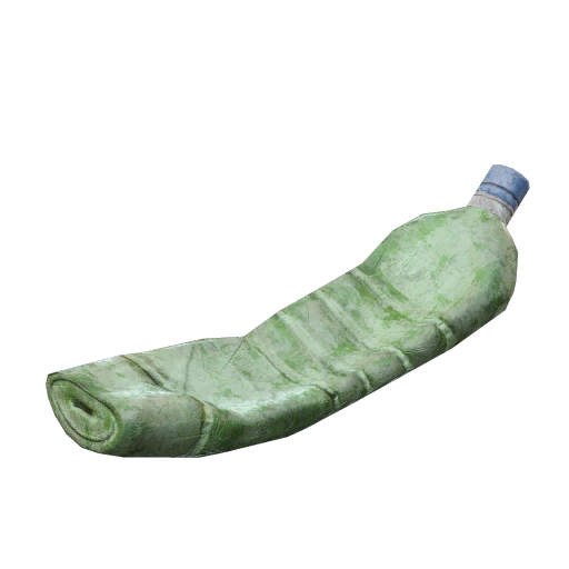 Crumpled Plastic Bottle