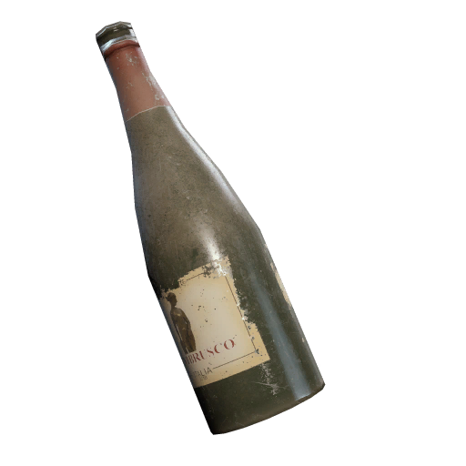 Empty Wine Bottle