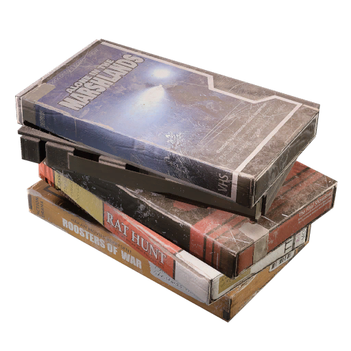 Stack of Movie Tapes