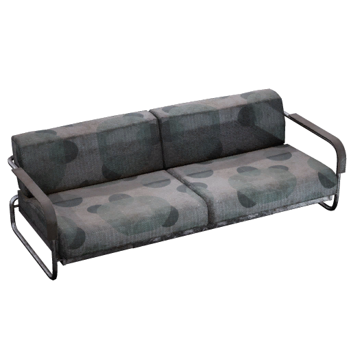 Green Geometric Sofa Design
