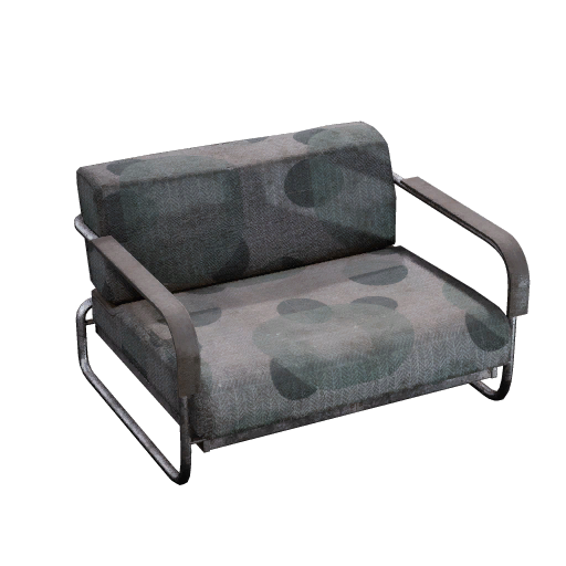 Green Geometric Chair Design