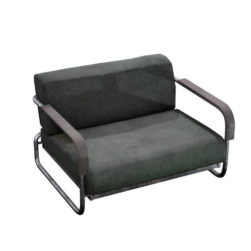 Solid Green Chair Design