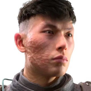 Burn Scar Face Style