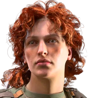 Curly Mullet Hair