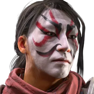 Kabuki Face Paint Face Style