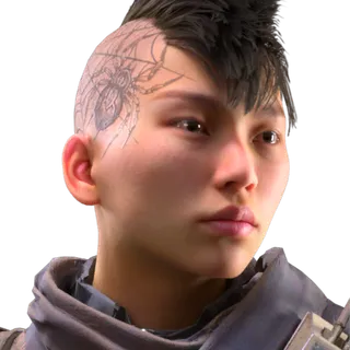 Spider Tattoo Face Style