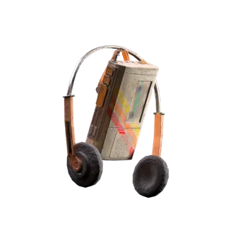 Cassette Player Backpack Charm