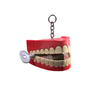 Chattering Teeth Backpack Charm