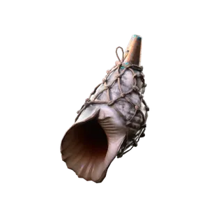 Conch Shell Backpack Charm