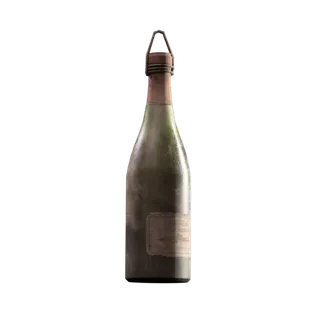 Empty Wine Bottle Backpack Charm