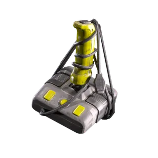 Joystick - Black Yellow Backpack Charm