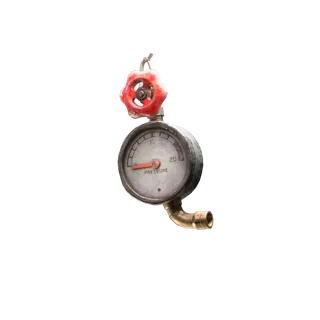 Pressure Gauge Backpack Charm