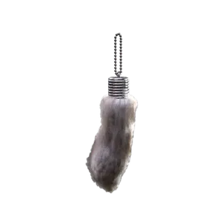 Rabbit's Foot Backpack Charm