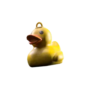 Rubber Duck Backpack Charm