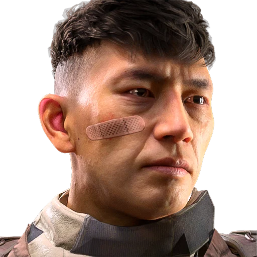 Bandaid Cheek Face Style in ARC Raiders