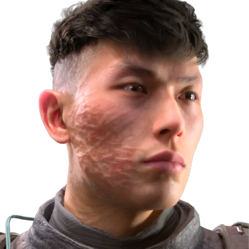 Burn Scar Face Style in ARC Raiders