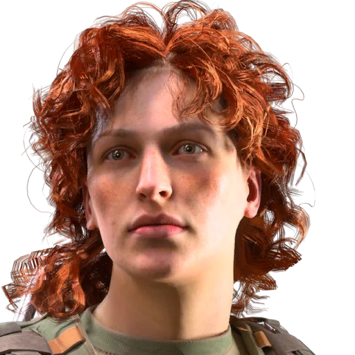Curly Mullet Hair in ARC Raiders