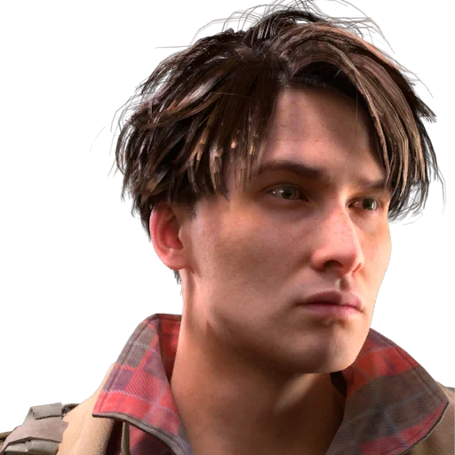 Curtain Fade Hair in ARC Raiders
