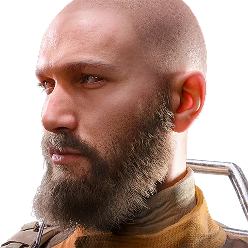 Full Beard Facial Hair in ARC Raiders
