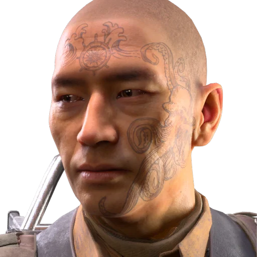Kraken Tattoo Face Style in ARC Raiders