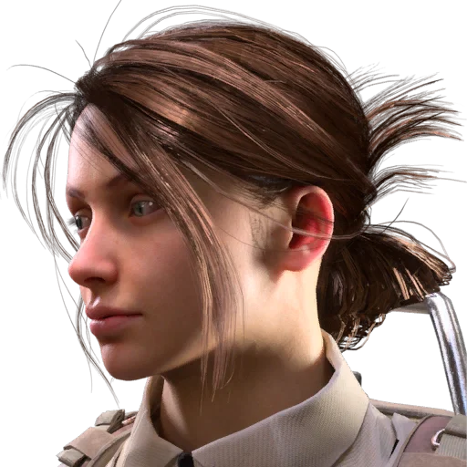 Low Bun Hair in ARC Raiders