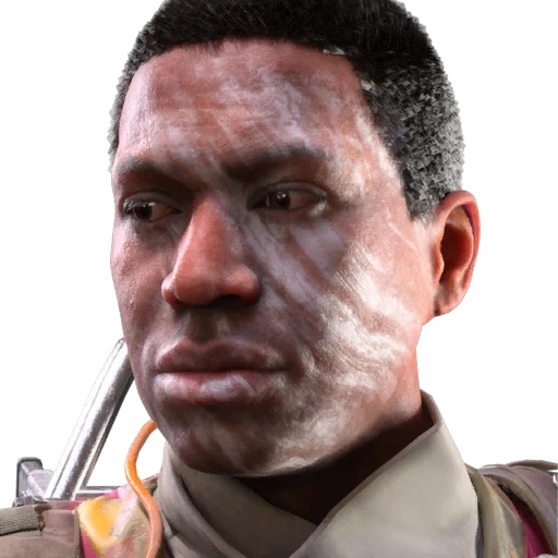 Military Paint White Face Style in ARC Raiders