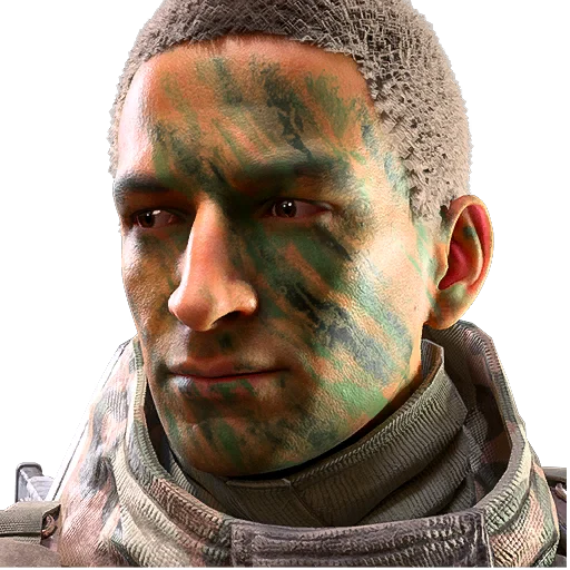 Military Paint Face Style in ARC Raiders