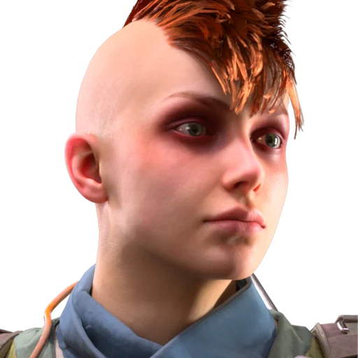 Smokey Eye Red Face Style in ARC Raiders