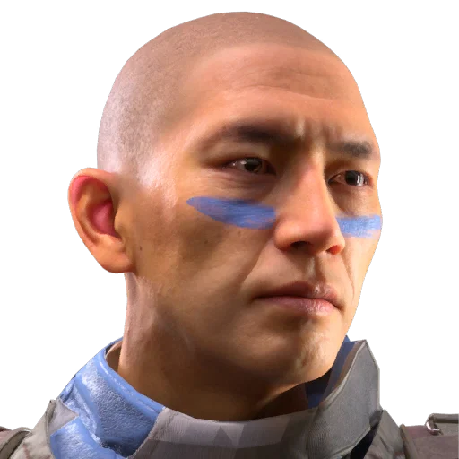 Sport Face Paint Blue Face Style in ARC Raiders