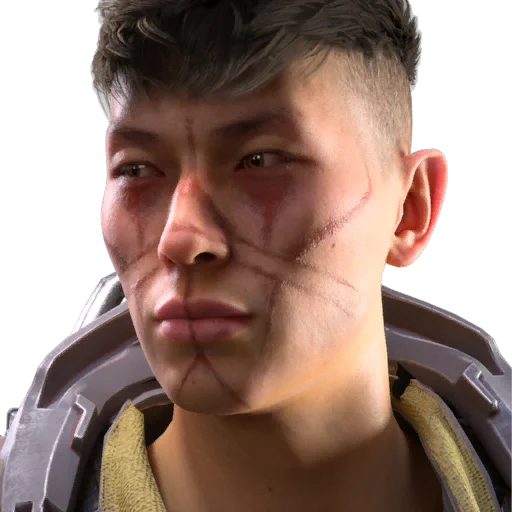 Tribal Face Paint Face Style in ARC Raiders