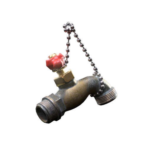 Brass Faucet Backpack Charm in ARC Raiders