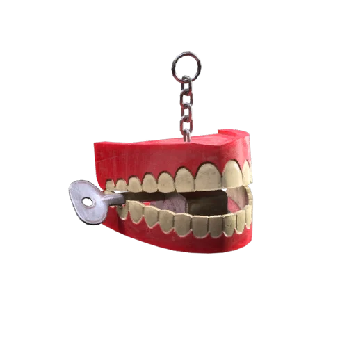 Chattering Teeth Backpack Charm in ARC Raiders