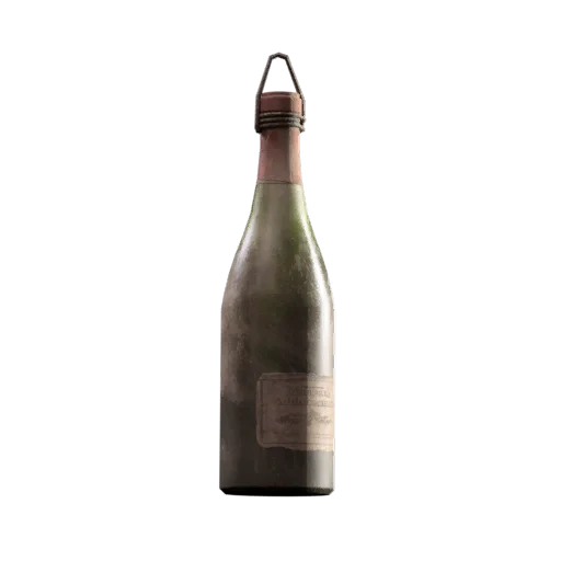 Empty Wine Bottle Backpack Charm in ARC Raiders