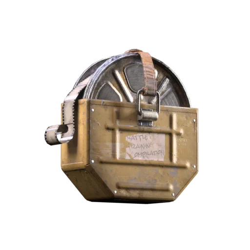 Film Reel Backpack Charm in ARC Raiders