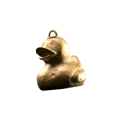 Golden Rubber Duck Backpack Charm in ARC Raiders