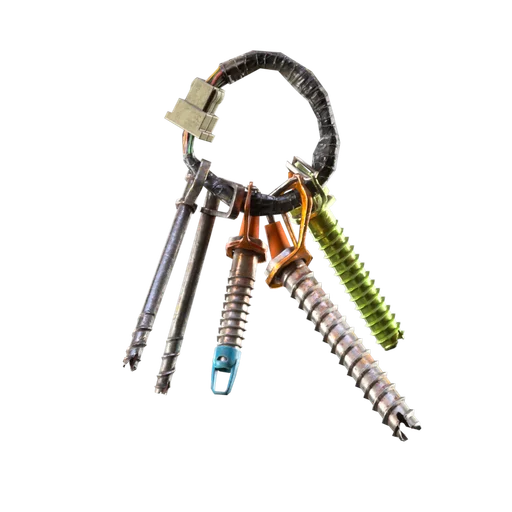 Ice Screws Backpack Charm in ARC Raiders