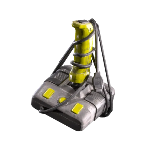 Joystick - Black Yellow Backpack Charm in ARC Raiders