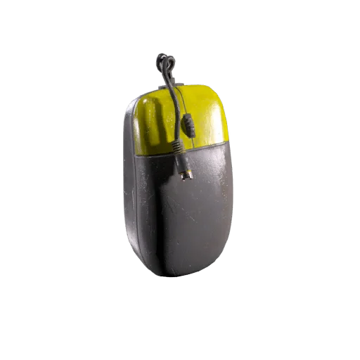 Mouse - Black Yellow Backpack Charm in ARC Raiders
