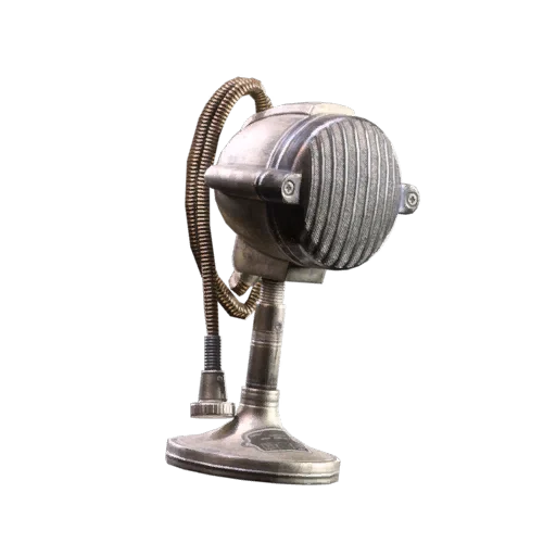 Vintage Mic Backpack Charm in ARC Raiders