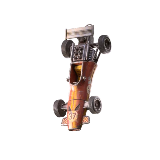 Vintage Toy Car Backpack Charm in ARC Raiders
