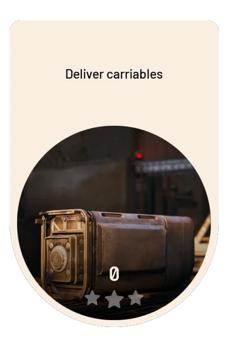 Deliver carriables