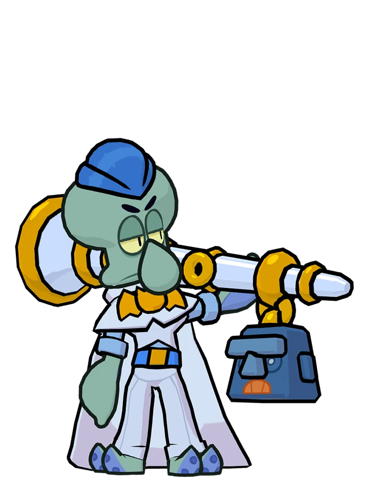 Blue Squidward Mortis
