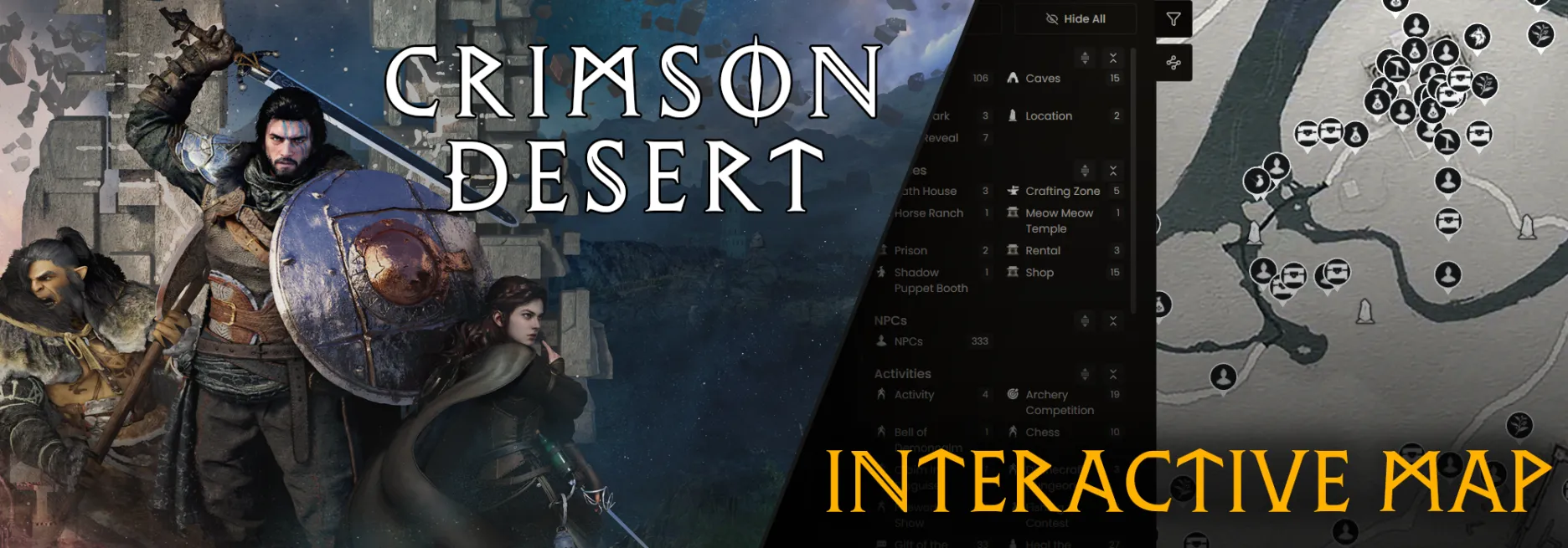 Crimson Desert Interactive Map