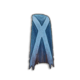 Chewed Blue Cloth