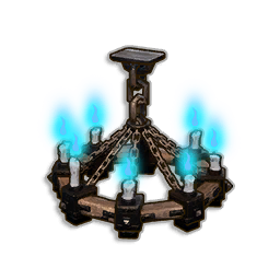 Blue Chandelier