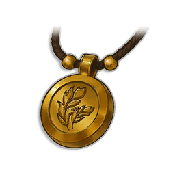Gilded Gyrhawk Amulet