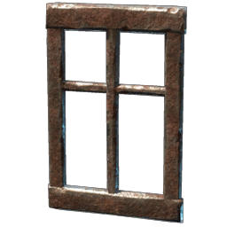 Iron Prison Window Frame
